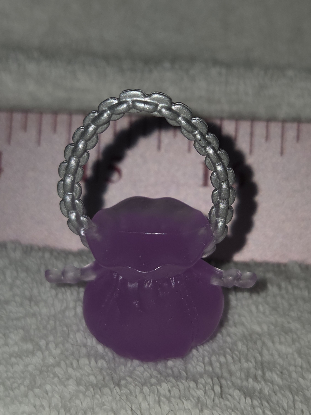 Mattel Monster High Firat Wave Spectra Purple Doll Purse with Silver Handle